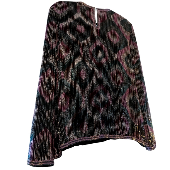 80s Carolyne Barton Evening Blouse - Picture 2 of 10